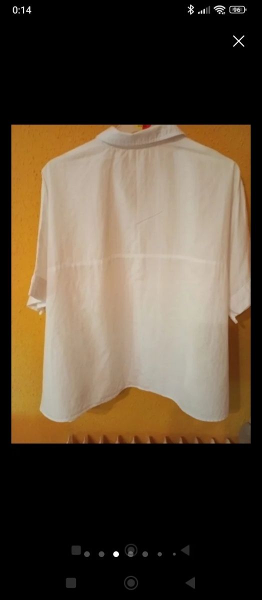 2 Blusas Blancas Mango Talla M