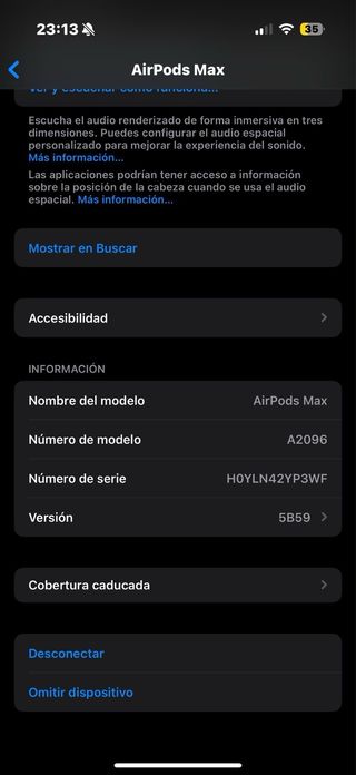 Cascos Apple AirPods Max Negro