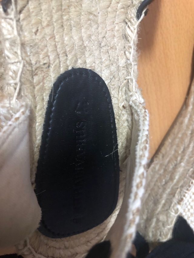 Zapatillas de esparto con estampado animal