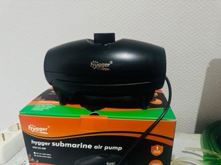 Bomba de aire y cambiador de agua para acuario