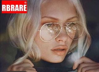 Gafas RBRARE Aviador Doradas Unisex
