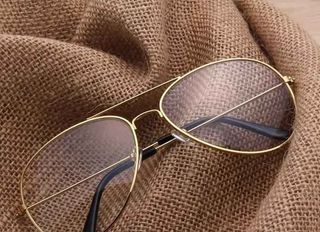 Gafas RBRARE Aviador Doradas Unisex