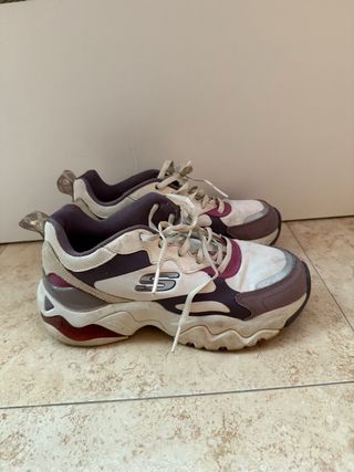 Zapatillas Skechers Morado/Blanco