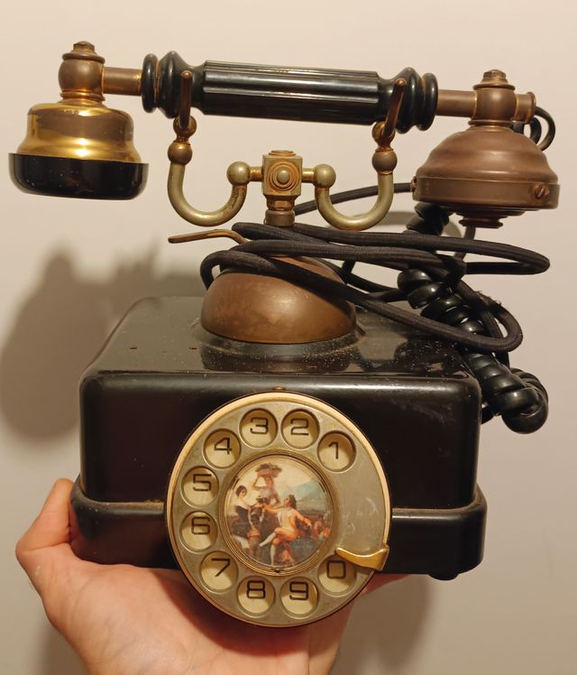 Antiguo telefono años 70 telefonica elasa goya