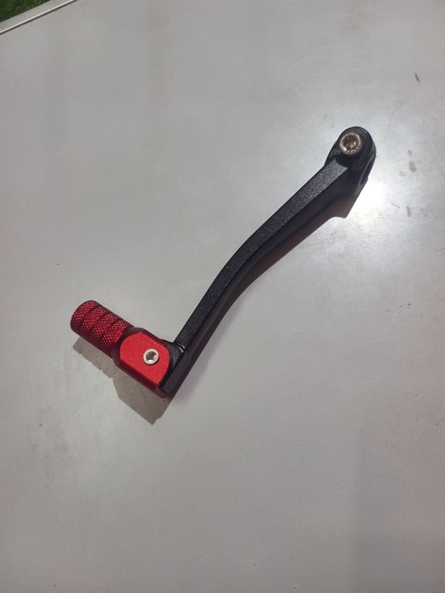 Leva del cambio Pit Bike rossa e nera