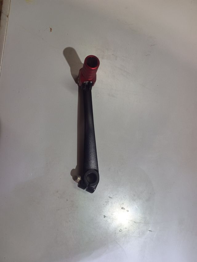 Leva del cambio Pit Bike rossa e nera