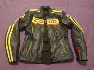Chaqueta de piel para moto Alpinestars