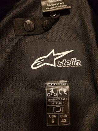 Chaqueta de piel para moto Alpinestars