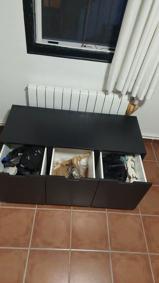 Baúl de almacenamiento negro