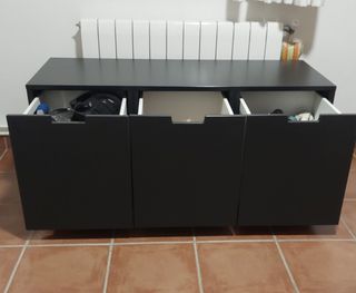 Baúl de almacenamiento negro