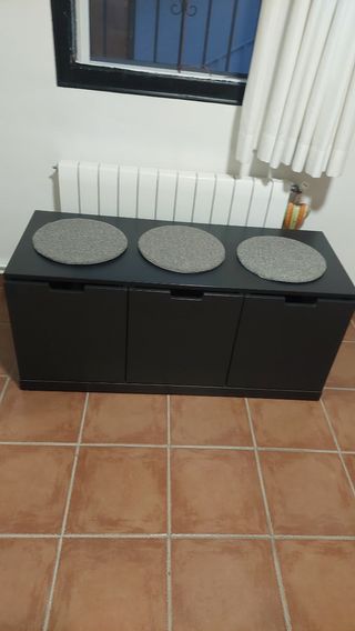 Baúl de almacenamiento negro
