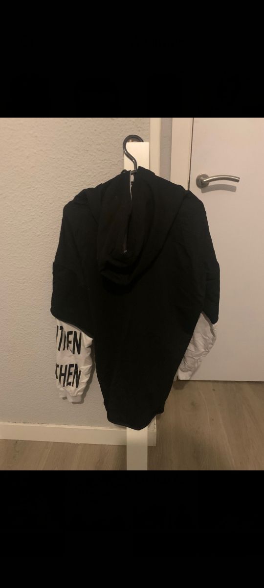 Sudadera con capucha y estampado de cara