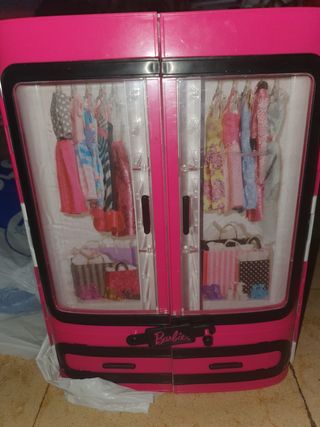Armario Barbie Ropero Accesorios Muñecas regalo