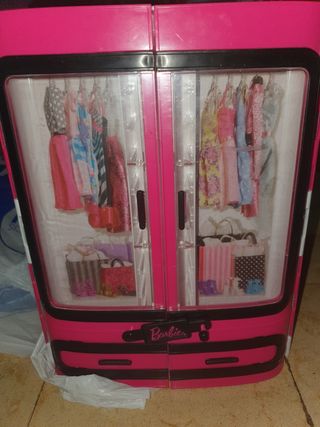 Armario Barbie Ropero Accesorios Muñecas regalo
