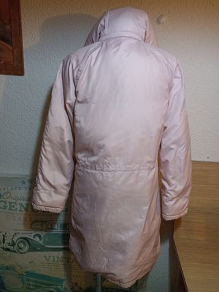 Abrigo Polo Ralph Lauren rosa con capucha