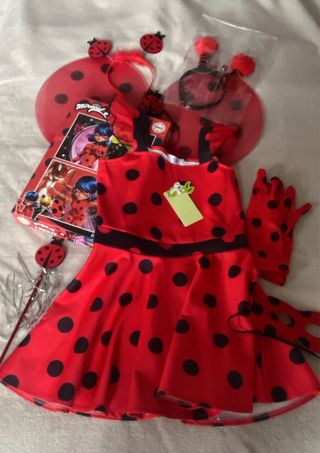 Disfraz Mariquita Ladybug Nuevo y Puzzle 
