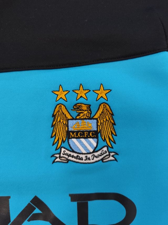 Sudadera Umbro Manchester City 10-11, Azul y Negra