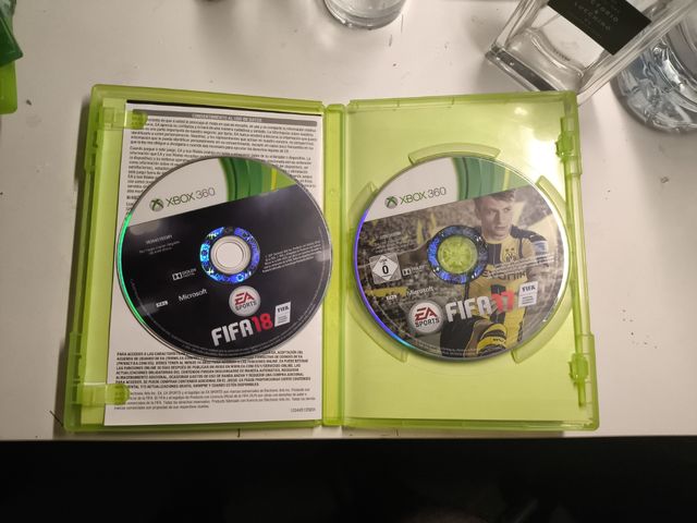 Pack FIFA 17 y 18 Xbox 360