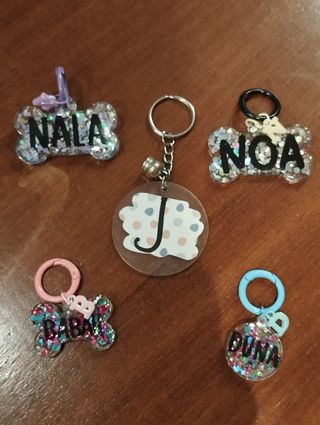 Llaveros personalizados con nombre