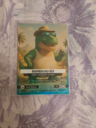 Boomerauro Rex italian brainrot skifidol panini