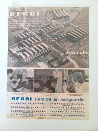 Propaganda Original Derbi Antorcha 49cc