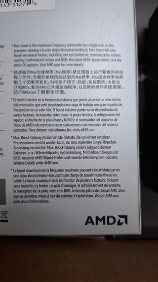AMD Ryzen 7 5800X Procesadores/ Precintado sin abr