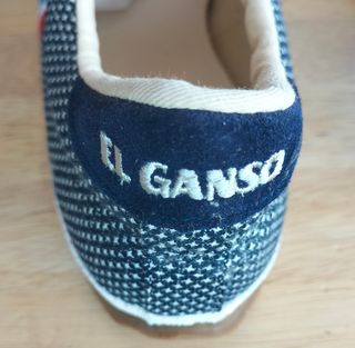 Zapatillas El Ganso estrellas azul marino y blanco