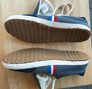 Zapatillas El Ganso estrellas azul marino y blanco