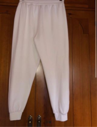 Pantalones chándal Essentials blancos