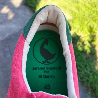 Zapatillas El Ganso Rojo y Verde Talla 45