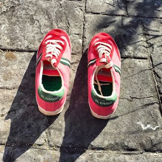 Zapatillas El Ganso Rojo y Verde Talla 45