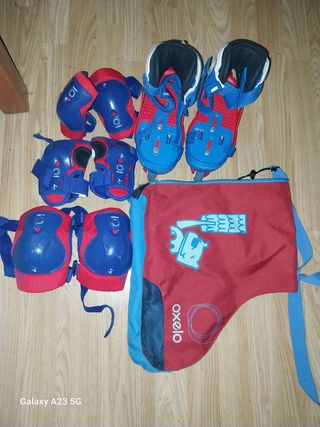 Patines Oxelo con protecciones
