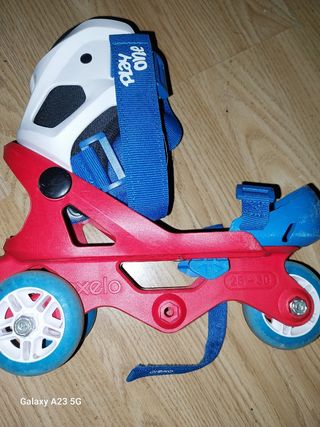 Patines Oxelo con protecciones