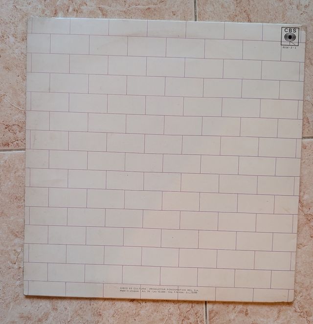 Pink Floyd The Wall Vinilo Uruguayo CBS