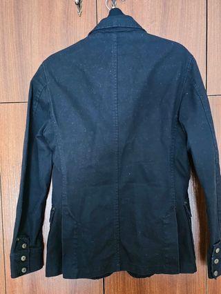 Chaqueta vaquera negra Bershka