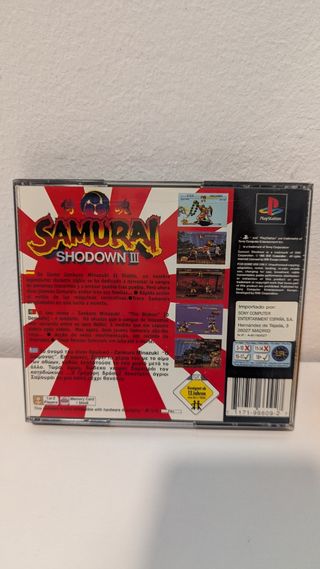 Samurai Shodown III PlayStation PAL España 🇪🇸