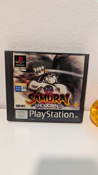 Samurai Shodown III PlayStation PAL España 🇪🇸