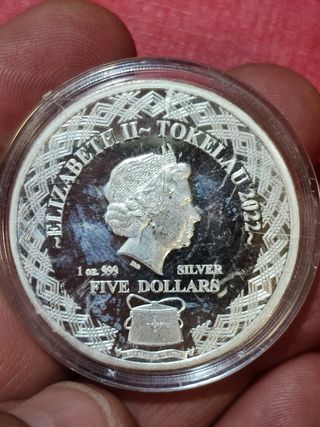 Onza de Plata Tokelau 2022