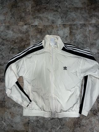 Chaqueta Adidas Blanca y Negra