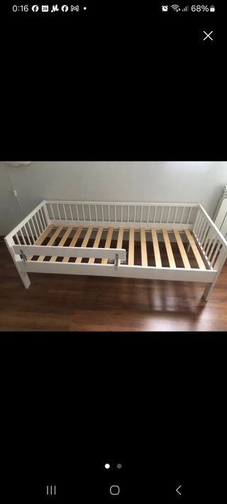 Cama infantil IKEA Gulliver blanca