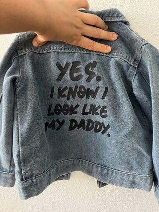 Chaqueta vaquera niño/a 2 años 