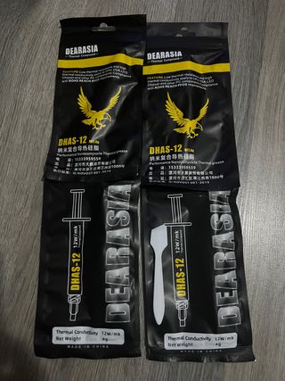 DEARASIA DHAS-12 Grasa Térmica CPU 12W/mk