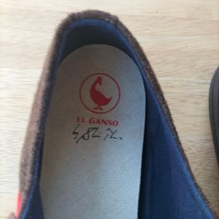 Zapatillas El Ganso Marrón Rojo Beige Talla 45