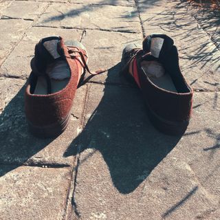 Zapatillas El Ganso Marrón Rojo Beige Talla 45