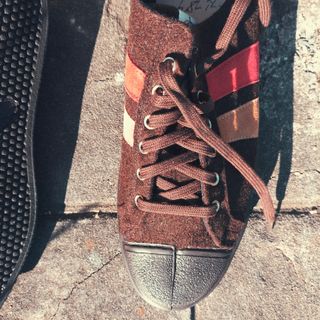 Zapatillas El Ganso Marrón Rojo Beige Talla 45