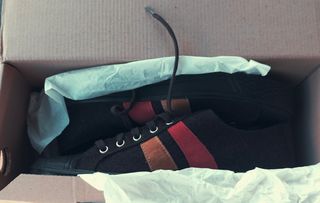 Zapatillas El Ganso Marrón Rojo Beige Talla 45