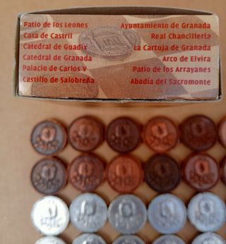 Juego de las Damas. Monumentos de Granada.