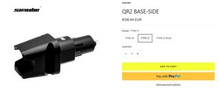Simube QR2 Base-Side (Type C) para Fanatec