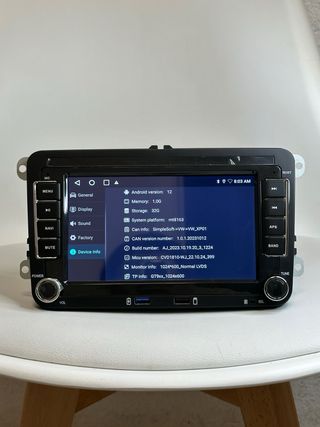 Radio Coche Pantalla Volkswagen