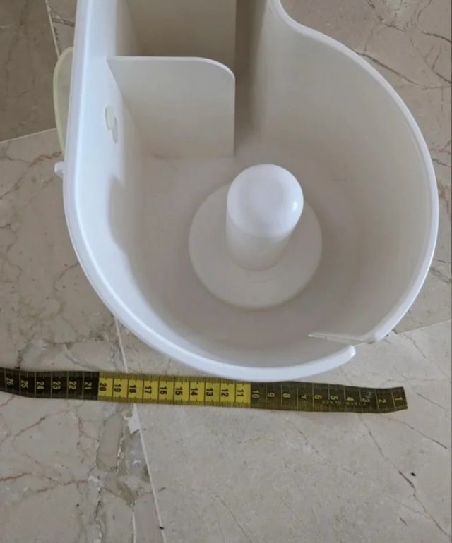 Portarrollos papel cocina blanco